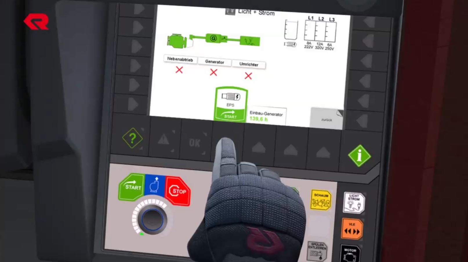 Visualization of an industrial manufacturing process