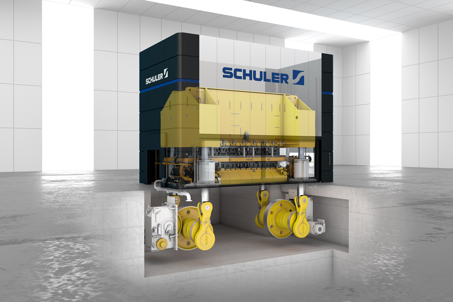 Detail visualization of a technical interior function