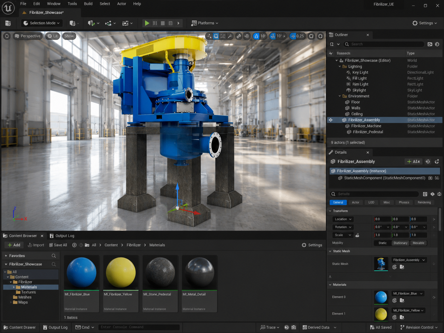Fibrilizer Unreal Engine Preview
